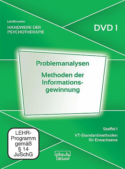 Handwerk der Psychotherapie, Problemanalysen, Medthoden der Informationsgewinnung, VT-Standardmethode, Verhaltenstherapie