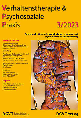 Quo Vadis Trans* mit der ICD-11? Anregungen für eine entpathologisierende psychotherapeutische Arbeit mit trans*geschlechtlichen Personen