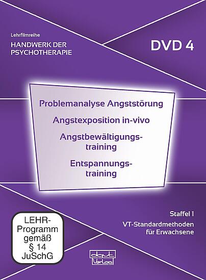 Handwerk der Psychotherapie, Angstexposition in-vivo, Angstbewältigungstraining, Entspannungstraining