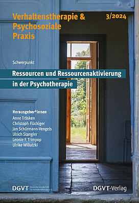 Ressourcen und Ressourcenaktivierung in der Psychotherapie
